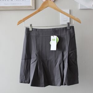 Cider Pleated Mini Skirt